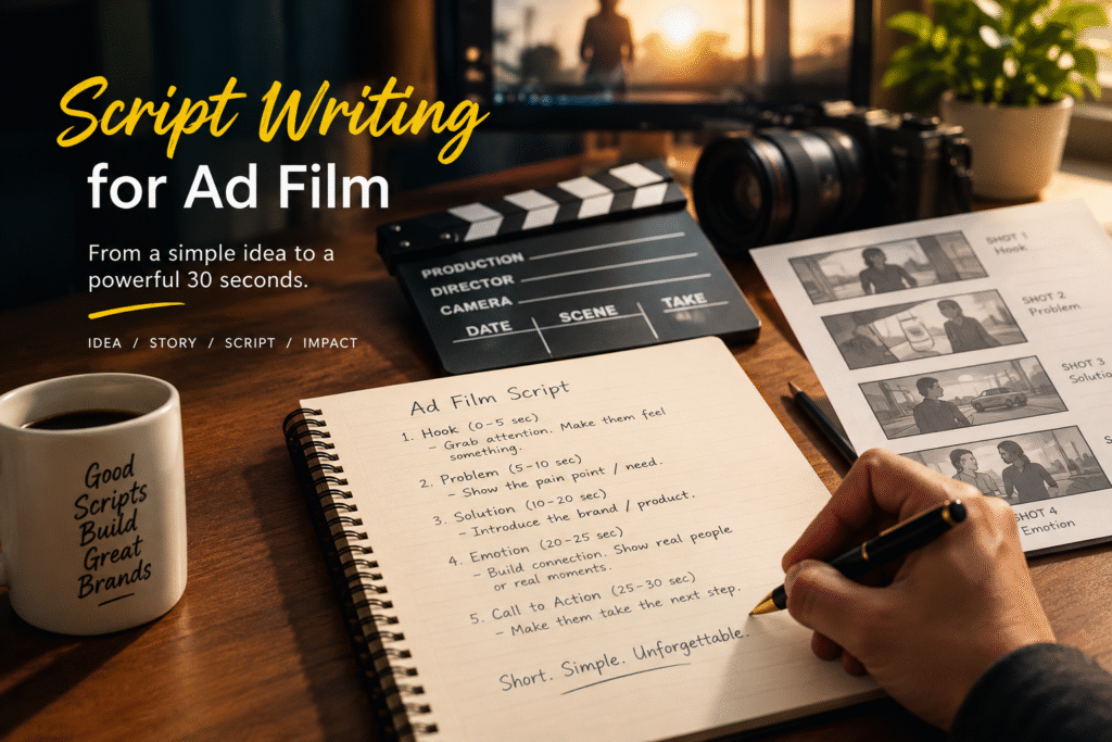 Why Your Ad Film Needs a Script Before It Needs a Camera